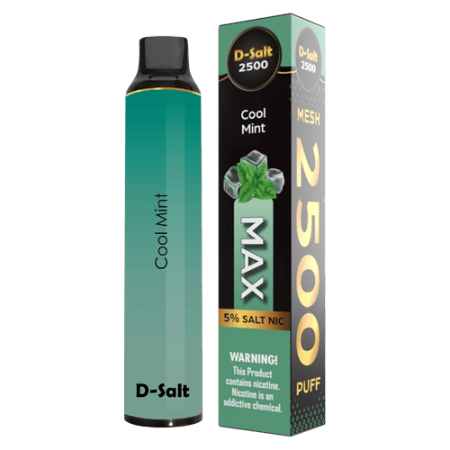 D-Salt Disposable Vape Cool Mint D-Salt 2500 Puff Disposable Vape