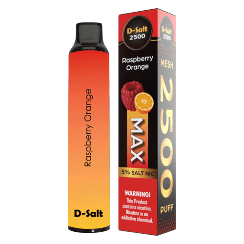 D-Salt Disposable Vape Raspberry Orange D-Salt 2500 Puff Disposable Vape