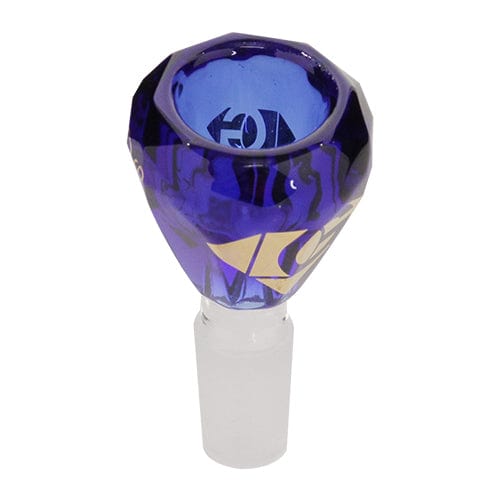 Diamond Glass Alternatives Diamond Glass 14mm Crystal Cut Bowl Piece