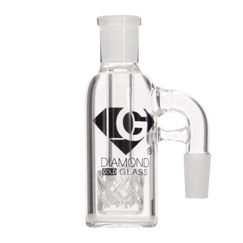 Diamond Glass Alternatives Diamond Glass 14mm Reti Reverse Slit Tire Perc Ash Catcher