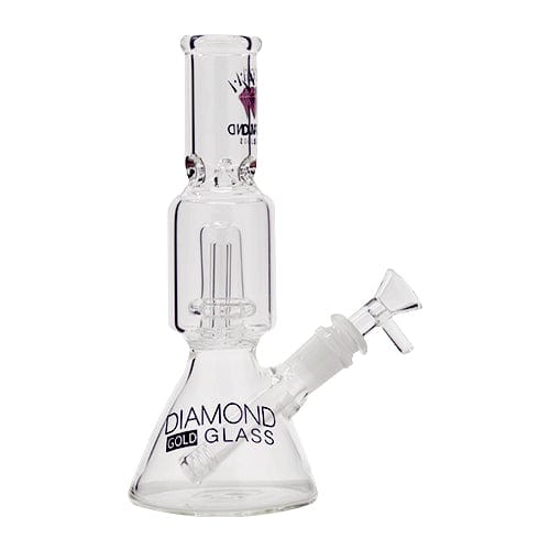 Diamond Glass Alternatives Diamond Glass 7" Beaker Bong w/ UFO Perc