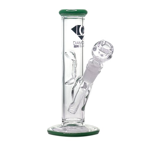 Diamond Glass Alternatives Diamond Glass Mini 8" Straight Tube Bong