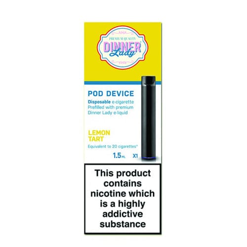 Dinner Lady Disposable Vape Lemon Tart 20MG Dinner Lady Disposable Vape
