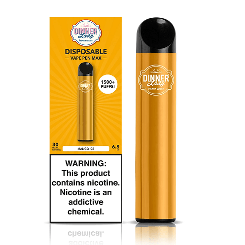 Dinner Lady Disposable Vape Mango Ice 30mg Dinner Lady Vape Max Disposable Vape