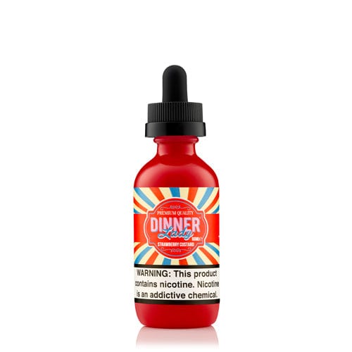 Dinner Lady Juice Dinner Lady Strawberry Custard 60ml Vape Juice