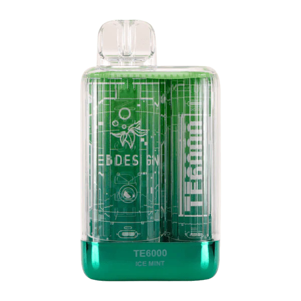 E.B. Designs Disposable Vape Ice Mint (Summer Call) EB Design TE6000 Disposable Vape (4%, 6000 Puffs)