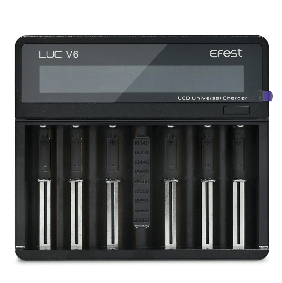 Efest Chargers Efest LUC V6 6 Bay Battery Charger