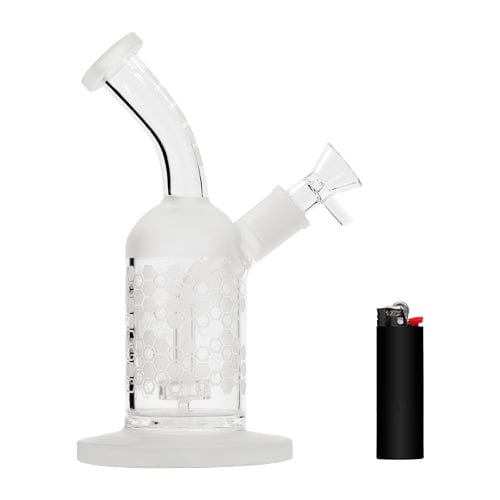 Eightvape 8" Sandblasted Bong w/ Mini Showerhead Perc