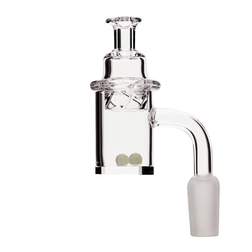 Eightvape Alternatives 14mm Quartz Banger w/ Terp Pearls & Spinner Carb Cap