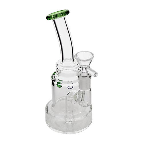 Eightvape Alternatives 6" Glass Bong w/ Green Accent Color