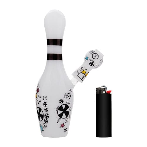 Eightvape Alternatives 8" Bowling Pin Glass Dab Rig