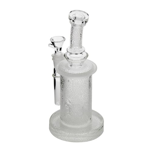 Eightvape Alternatives 8" Glass Bong w/ Sandblasted Accents