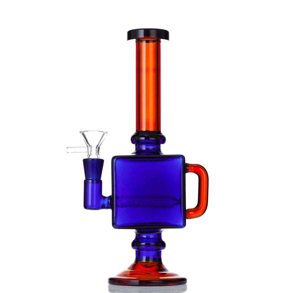 Eightvape Alternatives 9.5" Square Recycler Dab Rig (Full Color)