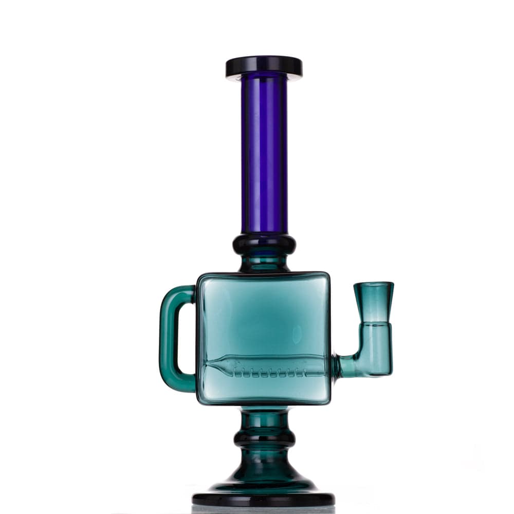 Eightvape Alternatives 9.5" Square Recycler Dab Rig (Full Color)