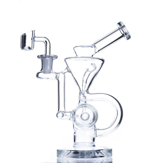 Eightvape Alternatives 9" Slitted Inline Recycler Dab Rig
