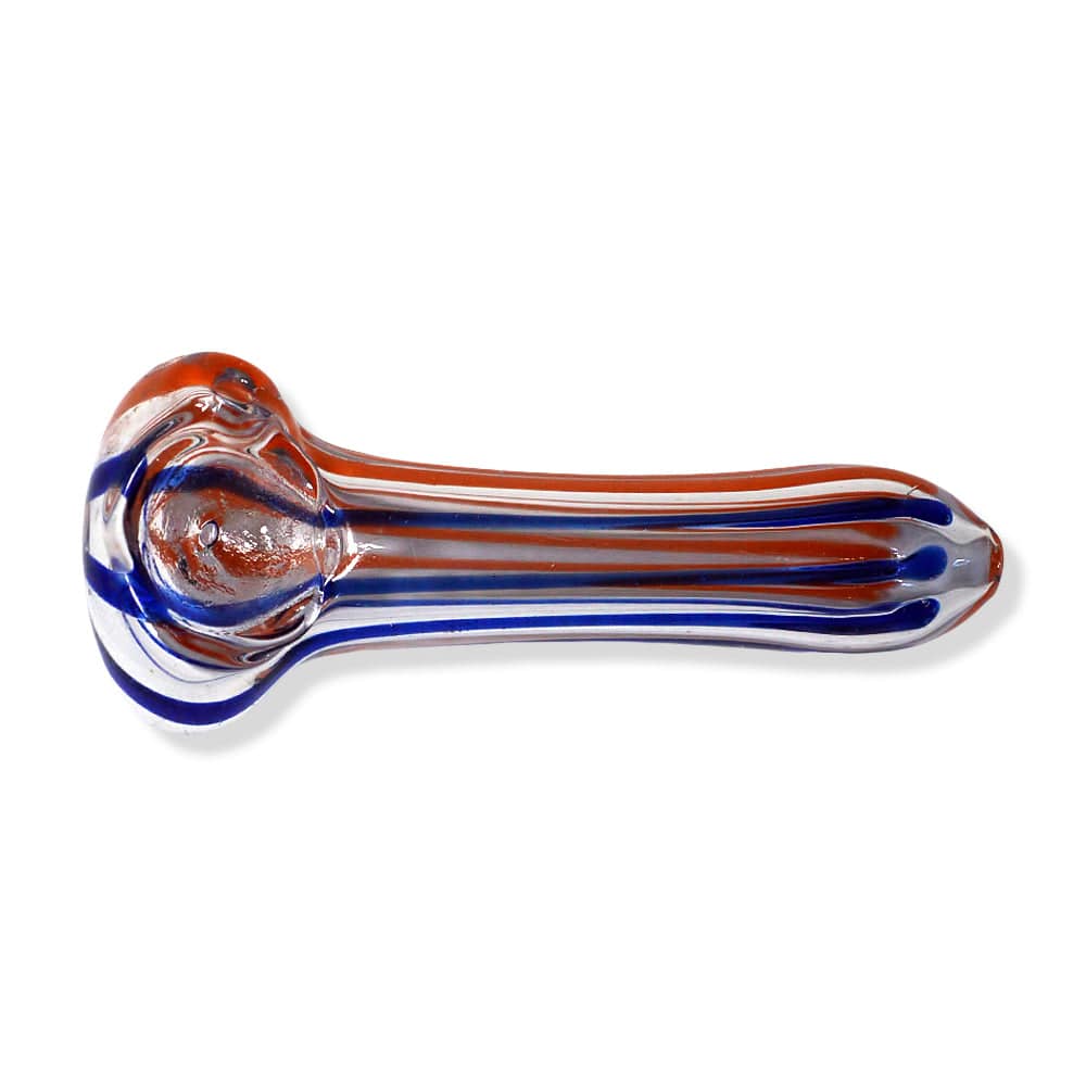 Eightvape Alternatives Color Mini Glass Hand Pipe w/ Stripes