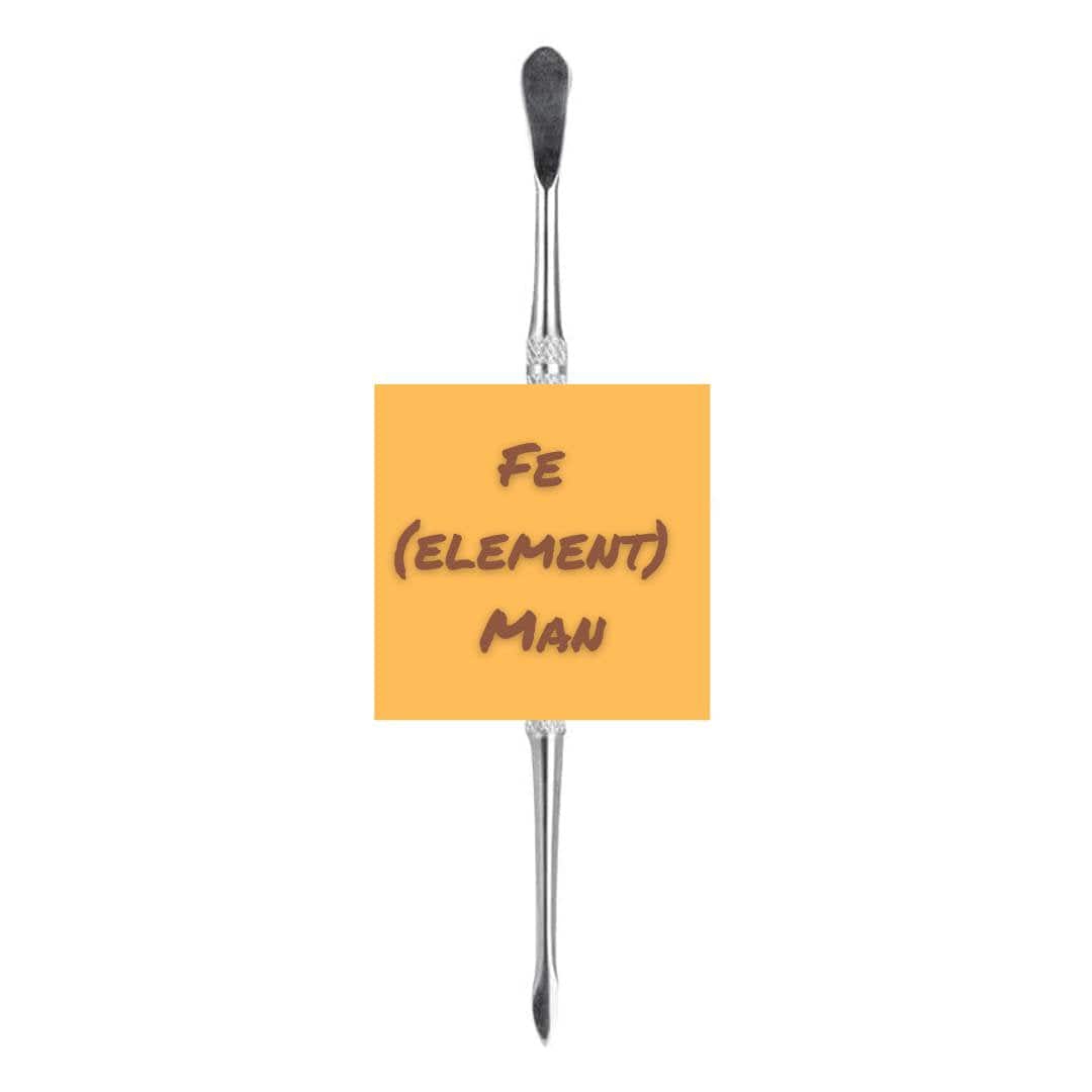 Eightvape Alternatives Fe (element) Man Metal Dabber w/ Character Accent