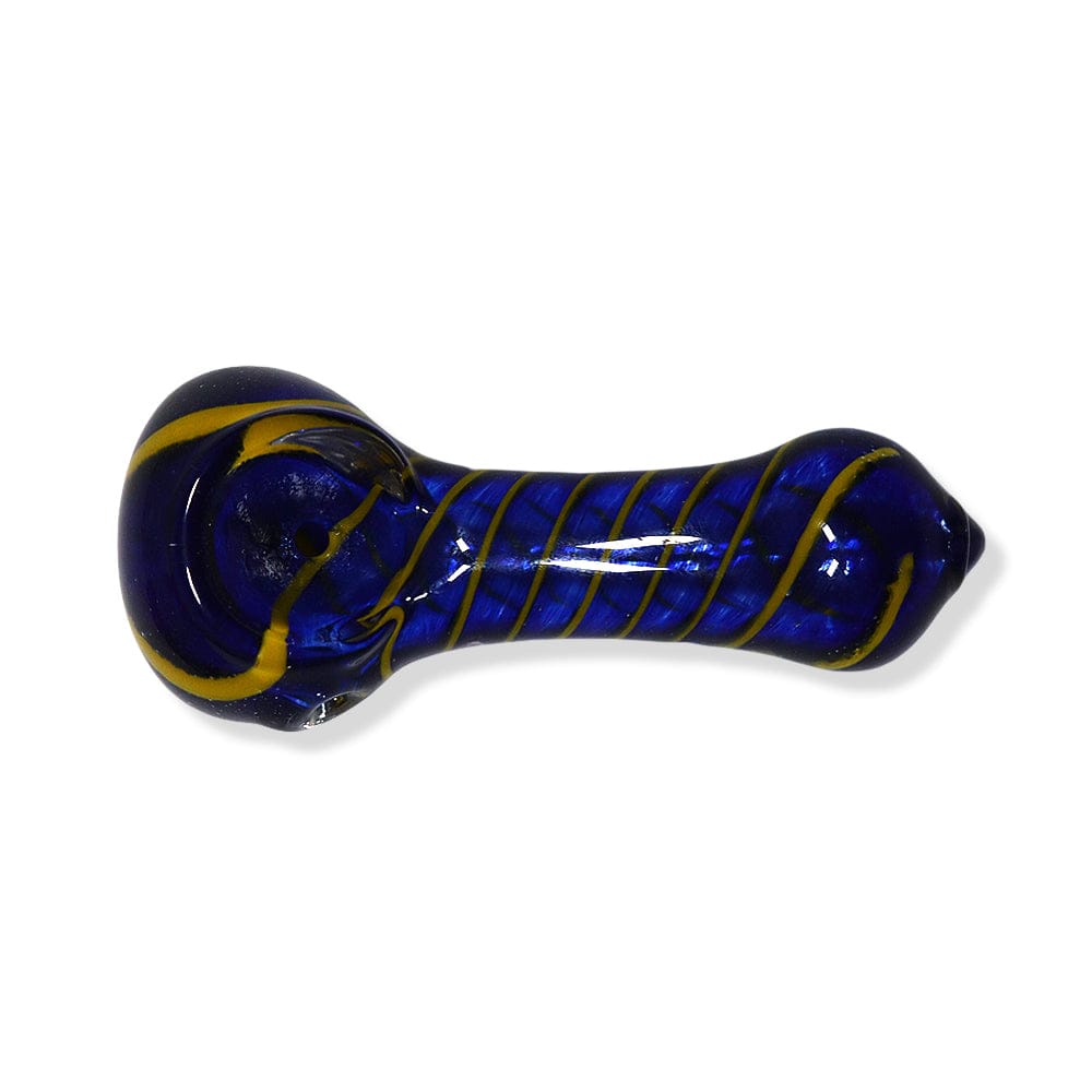 Eightvape Alternatives Full-Color Glass Hand Pipe w/ Spirals