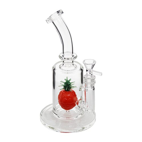 Eightvape Alternatives Raspberry 9" Glass Bong w/ Berry Perc