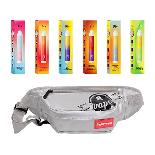 Eightvape Disposable Vape "BMOR Happy" Disposable + Fanny Pack Bundle