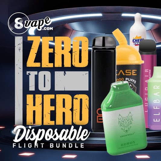 Eightvape Disposable Vape "Zero to Hero" 0mg Disposable Vape Bundle