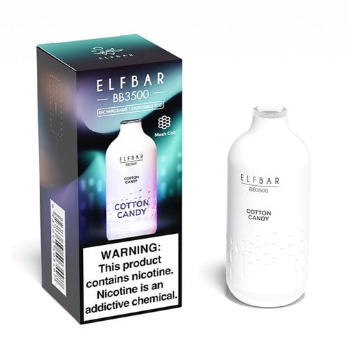 Elf Bar Disposable Vape Cotton Candy Elf Bar BB3500 Disposable Vape (5%, 3500 Puffs)
