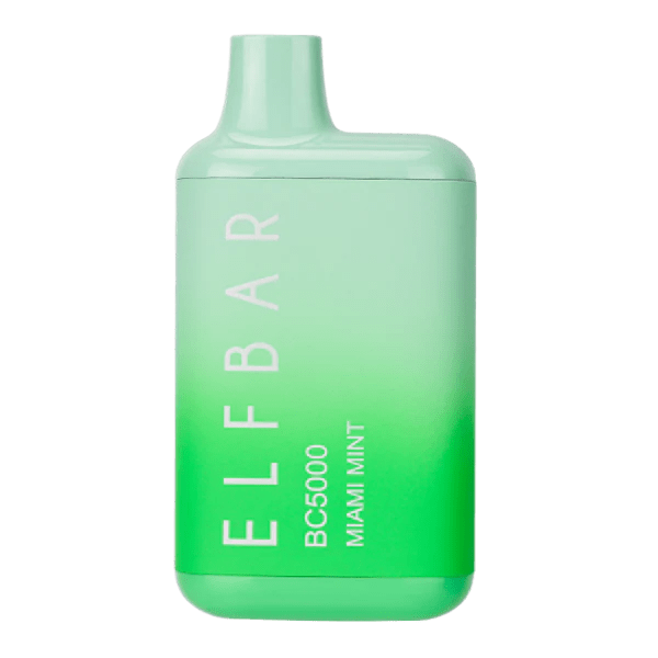 Elf Bar Disposable Vape Miami Mint Elf Bar BC5000 Disposable Vape (5%, 5000 Puffs)