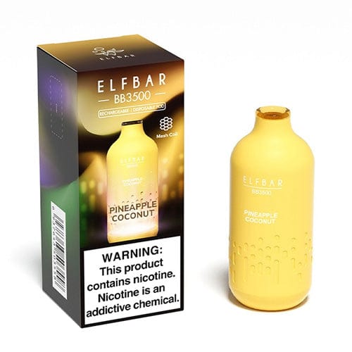 Elf Bar Disposable Vape Pineapple Coconut Elf Bar BB3500 Disposable Vape (5%, 3500 Puffs)