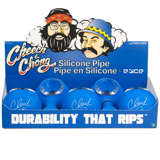 Eyce Alternatives Blue Eyce Signature Cheech and Chong Pipe