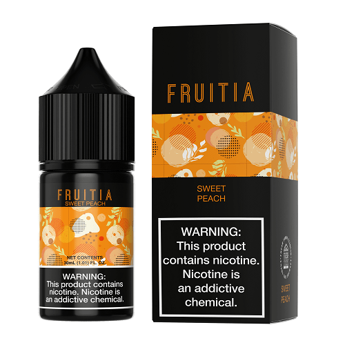 Fresh Farms Juice Fruitia Sweet Peach 30ml Nic Salt Vape Juice