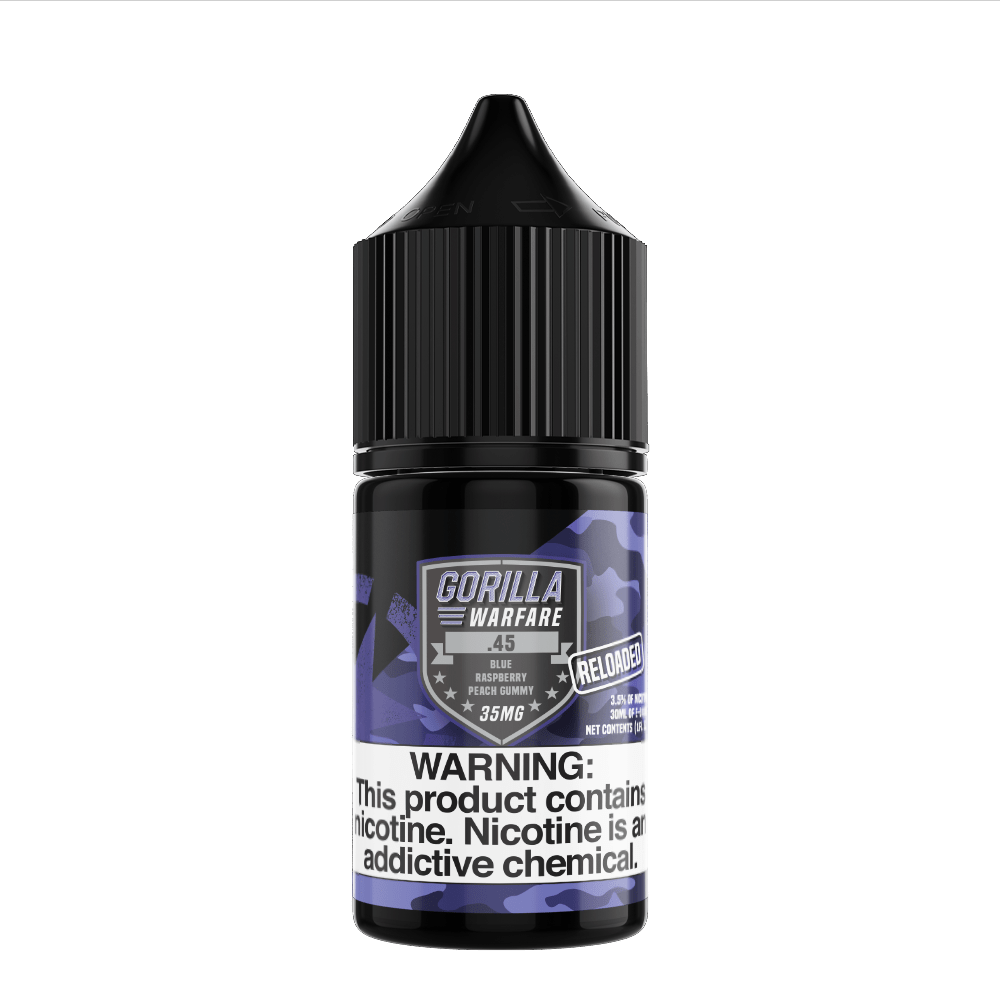 Gorilla Warfare Juice .45 Reloaded 30ml Nic Salt Vape Juice - Gorilla Warfare