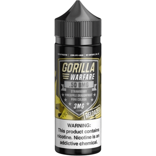 Gorilla Warfare Juice .50 BMG Reloaded 120ml Vape Juice - Gorilla Warfare