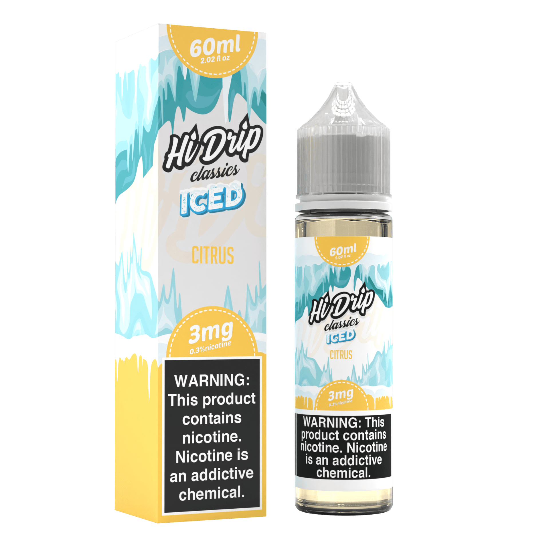 Hi-Drip Juice Citrus Iced 60ml Vape Juice - Hi Drip