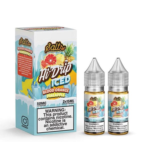 Hi-Drip Juice Hi-Drip Salts Iced Blood Orange Pineapple 30ml Nic Salt Vape Juice