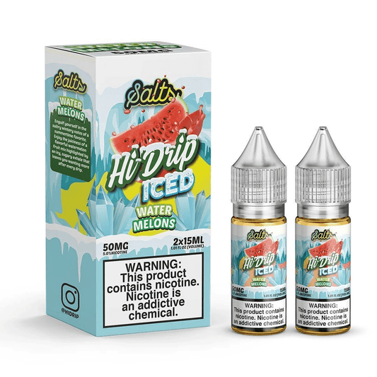 Hi-Drip Juice Hi-Drip Salts Iced Water Melons 30ml Nic Salt Vape Juice