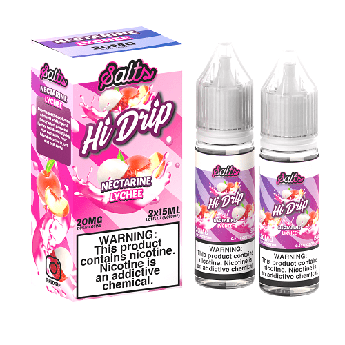 Hi-Drip Juice Nectarine Lychee 2x 15ml Nic Salt Vape Juice - Hi Drip