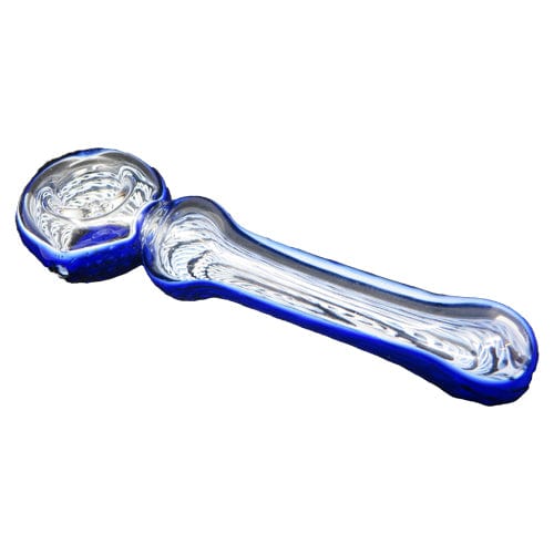 Himalayan Creation Alternatives Blue Handmade Glass Spoon Pipe