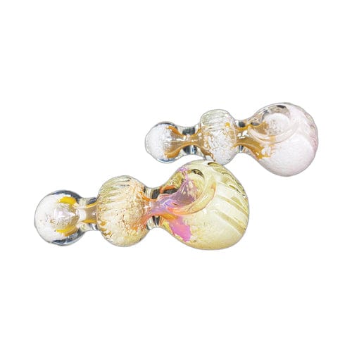 Himalayan Creation Alternatives Color Handmade Glass Hand Pipe w/ Notched Stem