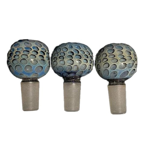 Himalayan Creation Alternatives Handmade 14mm Glass Bowl Piece w/ Dotted Accents