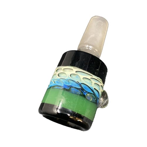 Himalayan Creation Alternatives Handmade 14mm Glass Bowl Piece w/ Multi-Pattern Inlay