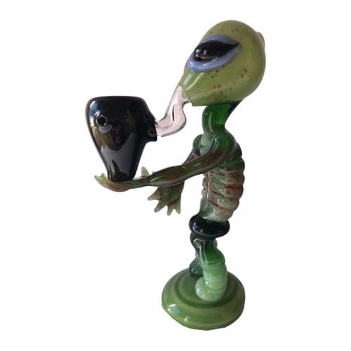 Himalayan Creation Alternatives Heady Handmade Glass Alien Pipe