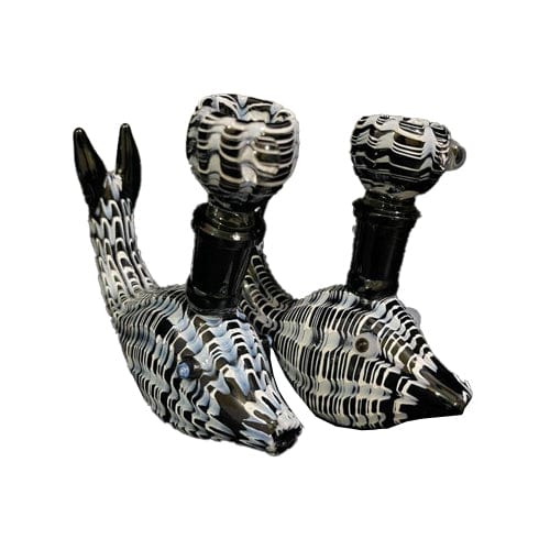 Himalayan Creation Alternatives Heady Handmade Glass Fish Bubbler