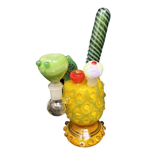 Himalayan Creation Alternatives Heady Handmade Glass Pineapple Bong