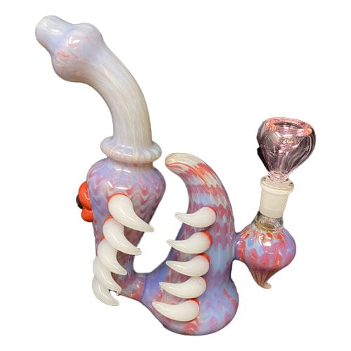 Himalayan Creation Alternatives Heady Handmade Spike & Eyes Glass Bong