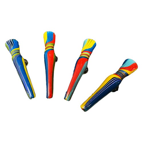 Himalayan Creation Alternatives Multi-Color Handmade Glass Chillum