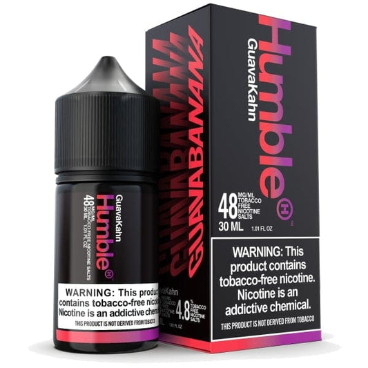 Humble Juice Co Juice 48mg Guava Kahn 30ml TF Nic Salt Vape Juice - Humble Juice Co.