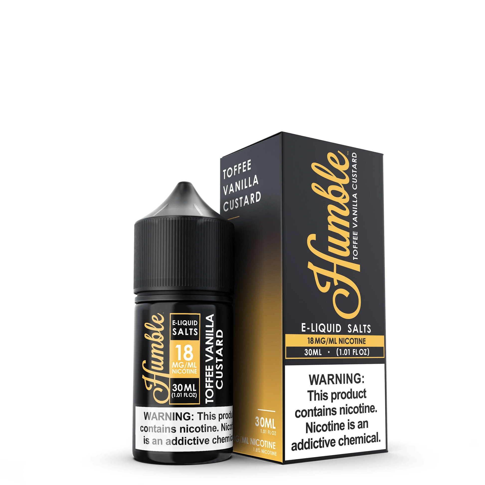 Humble Juice Co Juice Humble Juice Co. Toffee Vanilla Custard 30ml Nic Salt Vape Juice