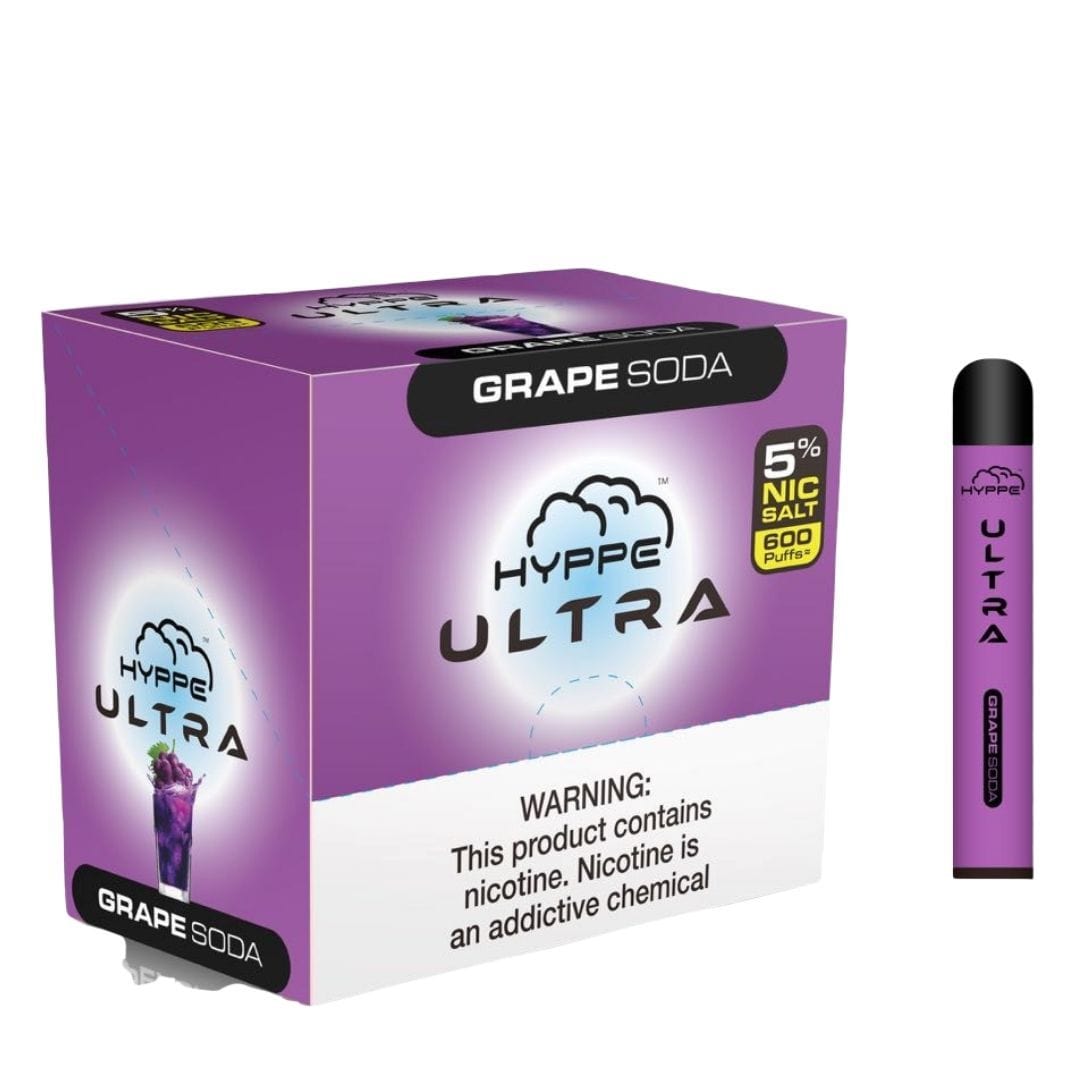 Hype Bar Disposable Vape Grape Soda Hyppe Ultra Disposable Vape