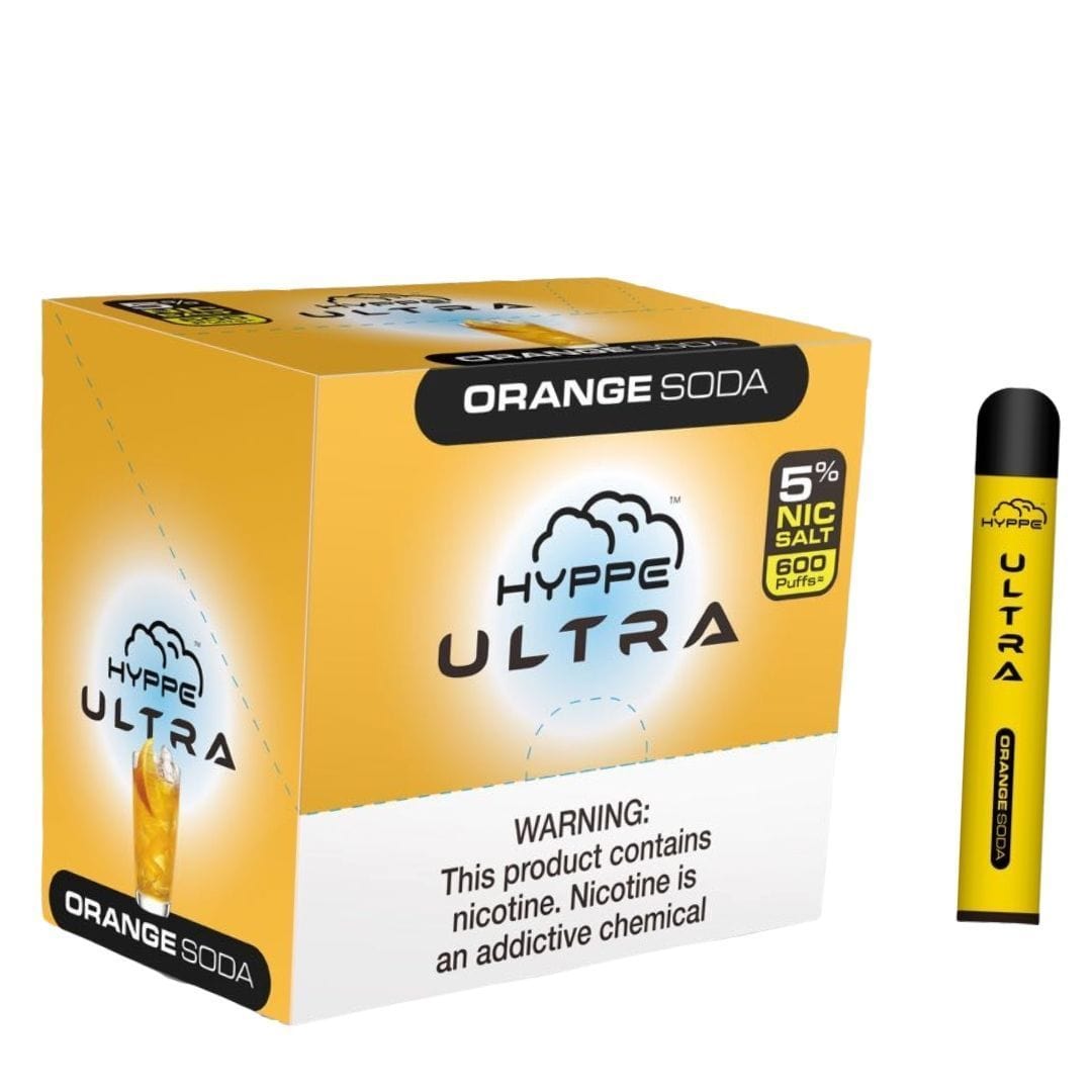 Hype Bar Disposable Vape Orange Soda Hyppe Ultra Disposable Vape