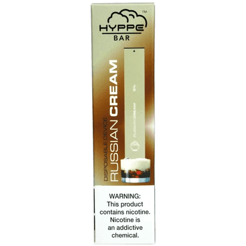 Hype Bar Disposable Vape Russian Cream Hyppe Bar Disposable Vape